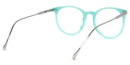 Lenid Round Light-Green Glasses3