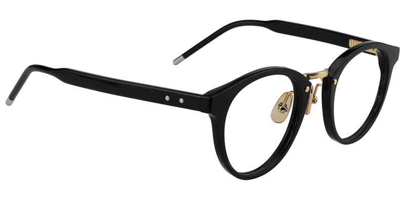 Round Black Glasses | Zeelool Eyewear3