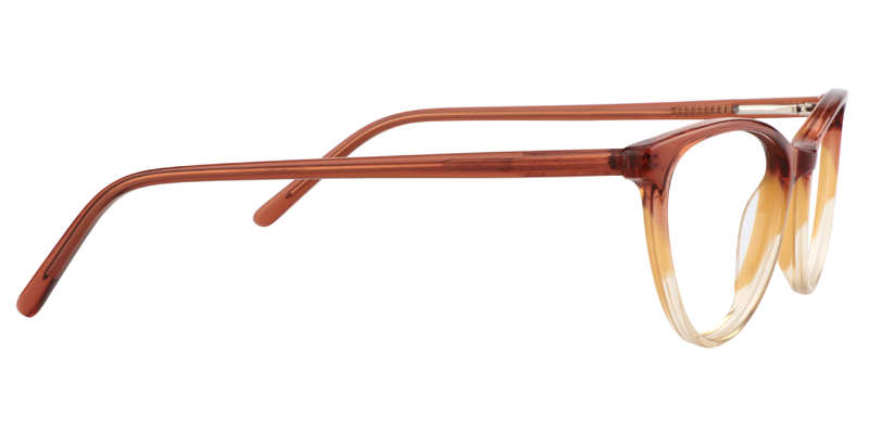 Cateye Orange Glasses4