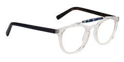 Brittany Aviator Clear Glasses3