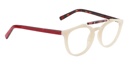 Brittany Aviator Creamy Glasses3