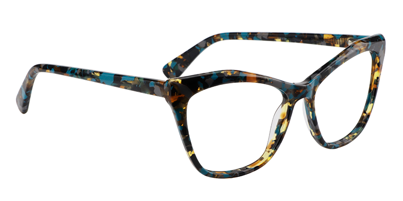 Cateye Brown-Blue Glasses3
