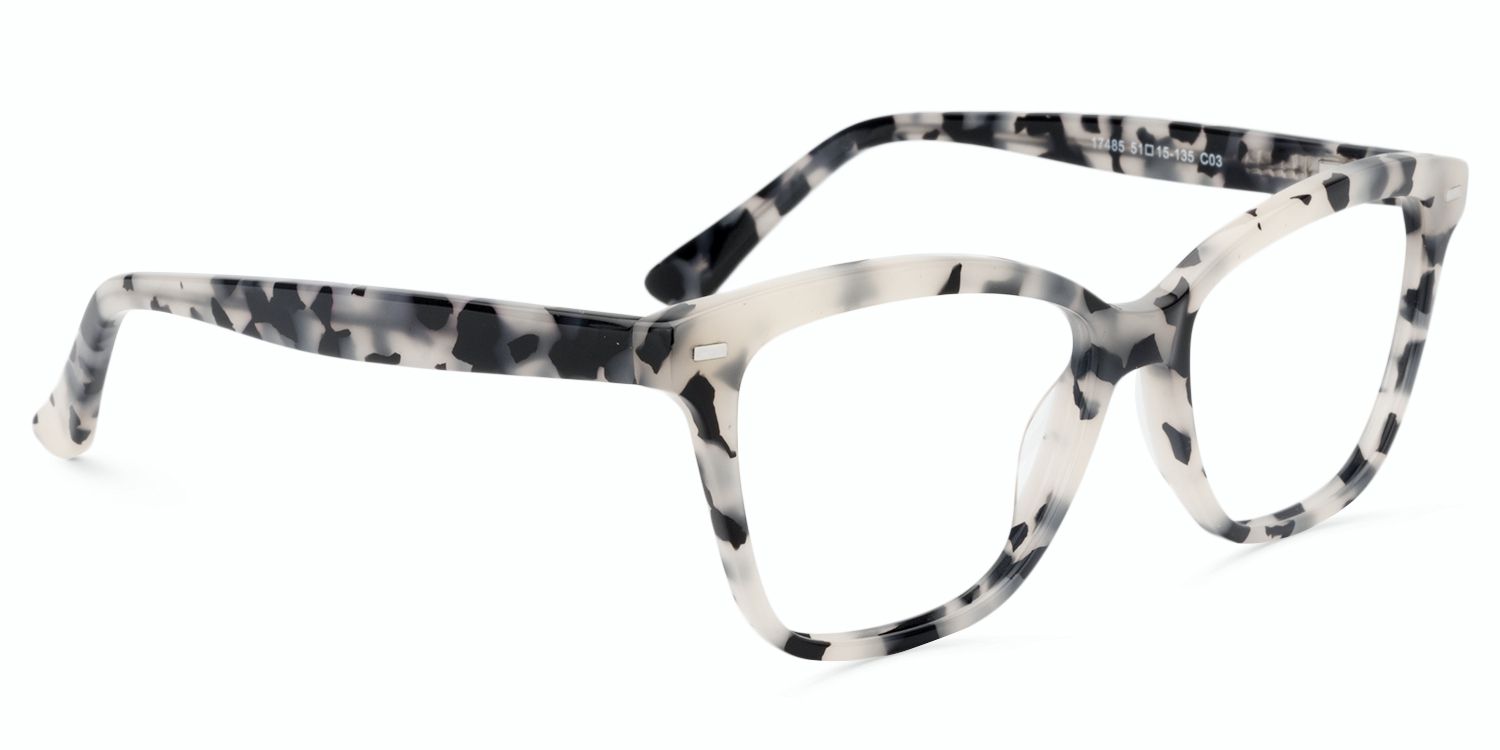 Square Light Tortoise Glasses | Zeelool Glasses2