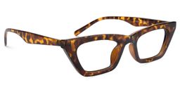 Channon Cat Eye Yellow Tortoise Glasses3