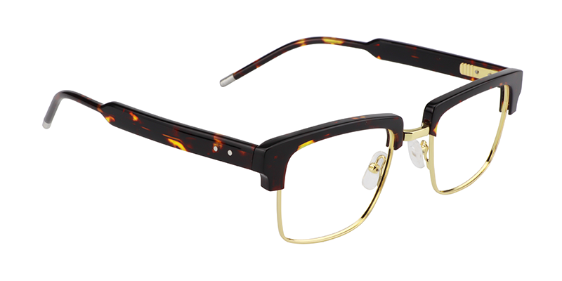 Rectangle Tortoise Glasses | Zeelool Eyeglasses Online3
