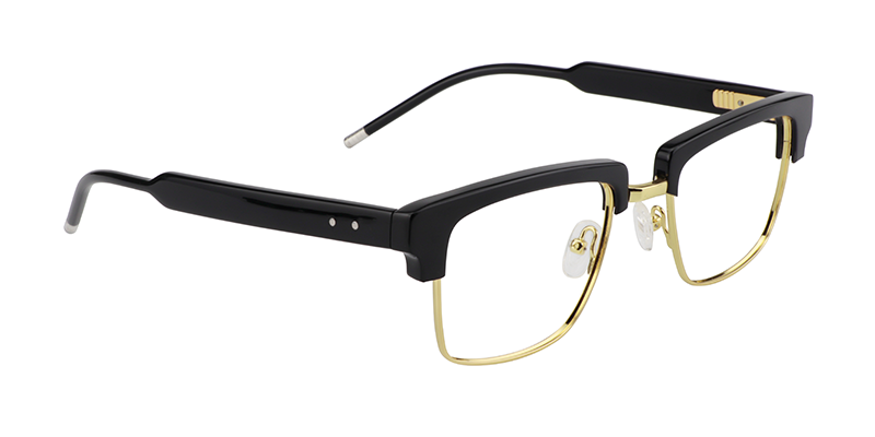 Rectangle Black Glasses | Zeelool Eyeglasses Online3
