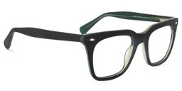 Charity Square Dark-Green Glasses2
