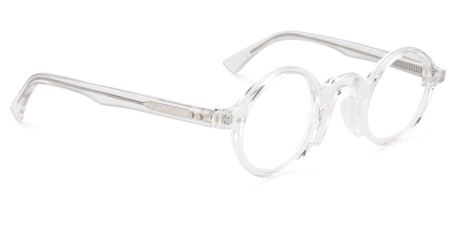 Round Clear Glasses | Zeelool Glasses3