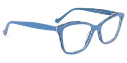 Cesar Rectangle Blue Glasses2
