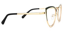 Harvey Cateye Dark-Green Glasses2