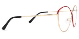 Garcia Geometric Red-Gold Glasses2