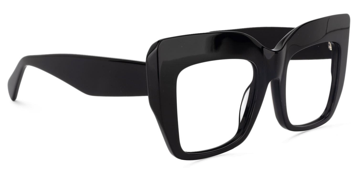 Cat Eye Black Glasses | Zeelool Glasses2