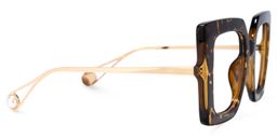 Qatar Square Tortoise-Gold Glasses2