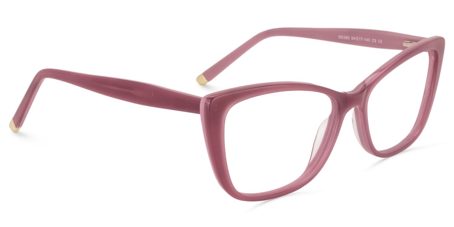 Cat Eye Amaranth Glasses | Zeelool Glasses3