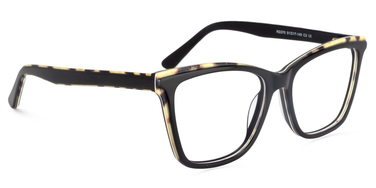 Square Black Glasses | Zeelool Glasses2