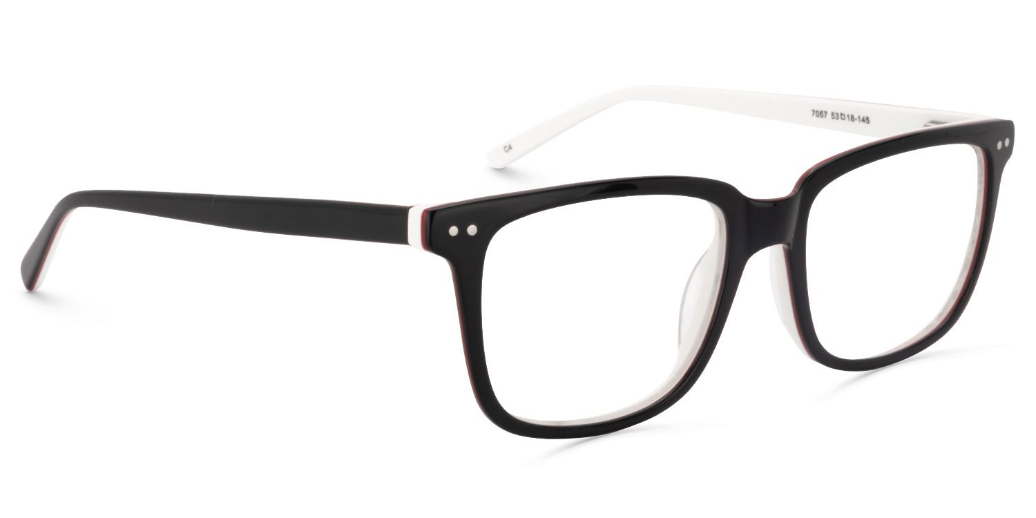 Rectangle Black Glasses | Zeelool Glasses3