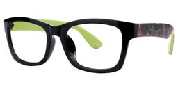 Athena Rectangle Green Glasses3