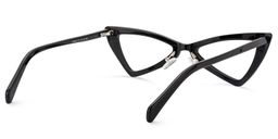 Cammie Cat Eye Black Glasses4