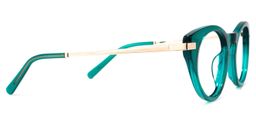 Morennah Cateye Peacock-Blue Glasses2