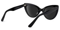 Claudette Black Cat eye Sunglasses3