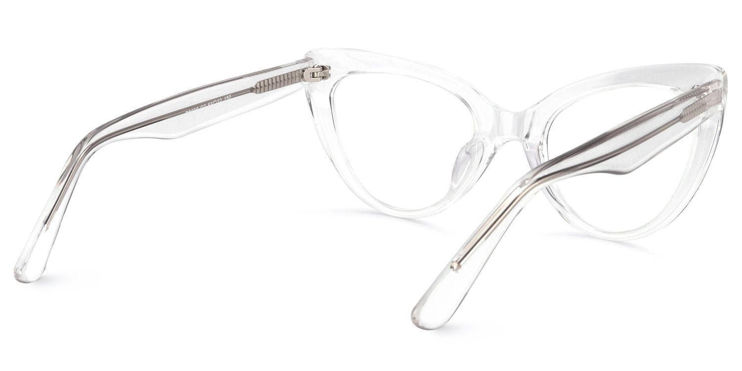 Cat Eye Clear Glasses | Zeelool Glasses4