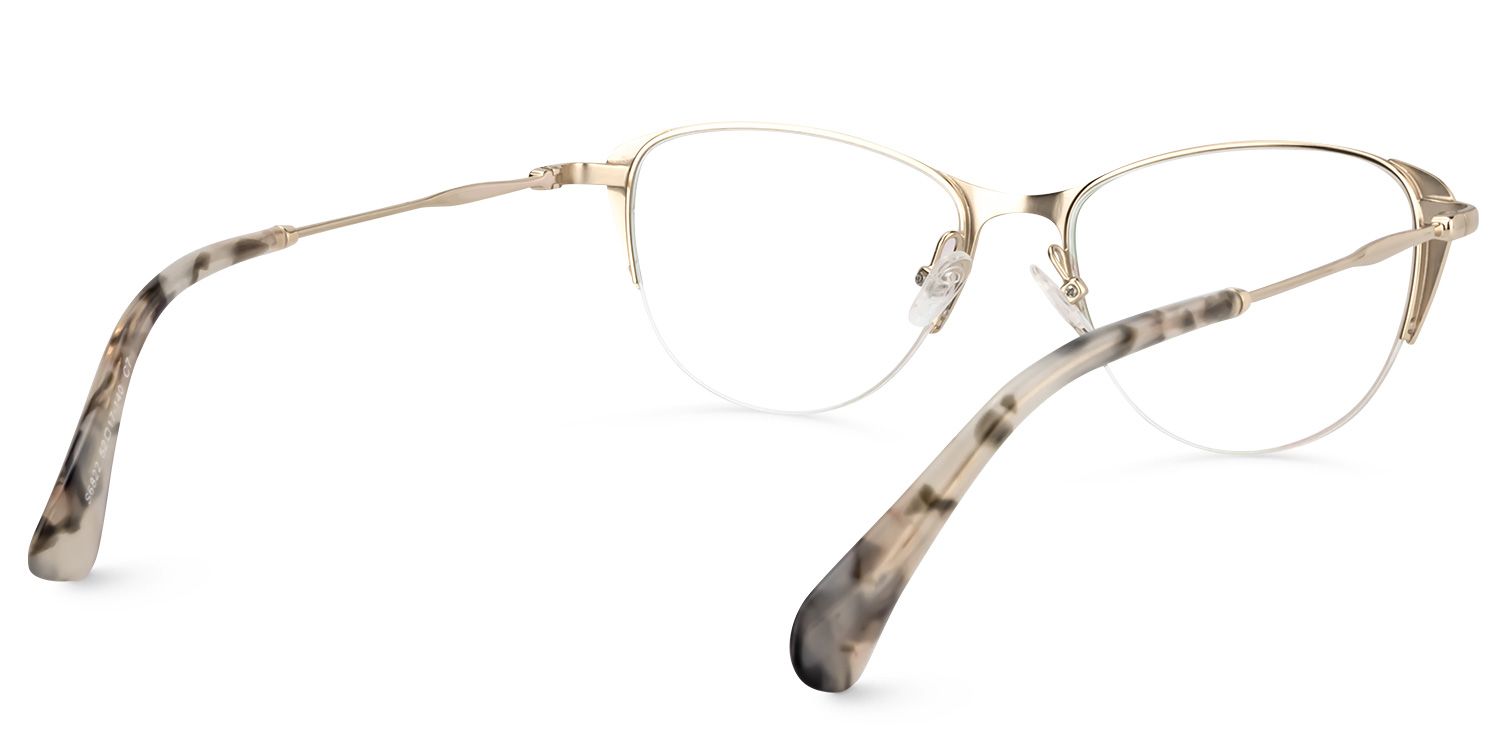 Cat Eye Dusty-Pink Glasses | Zeelool Glasses4