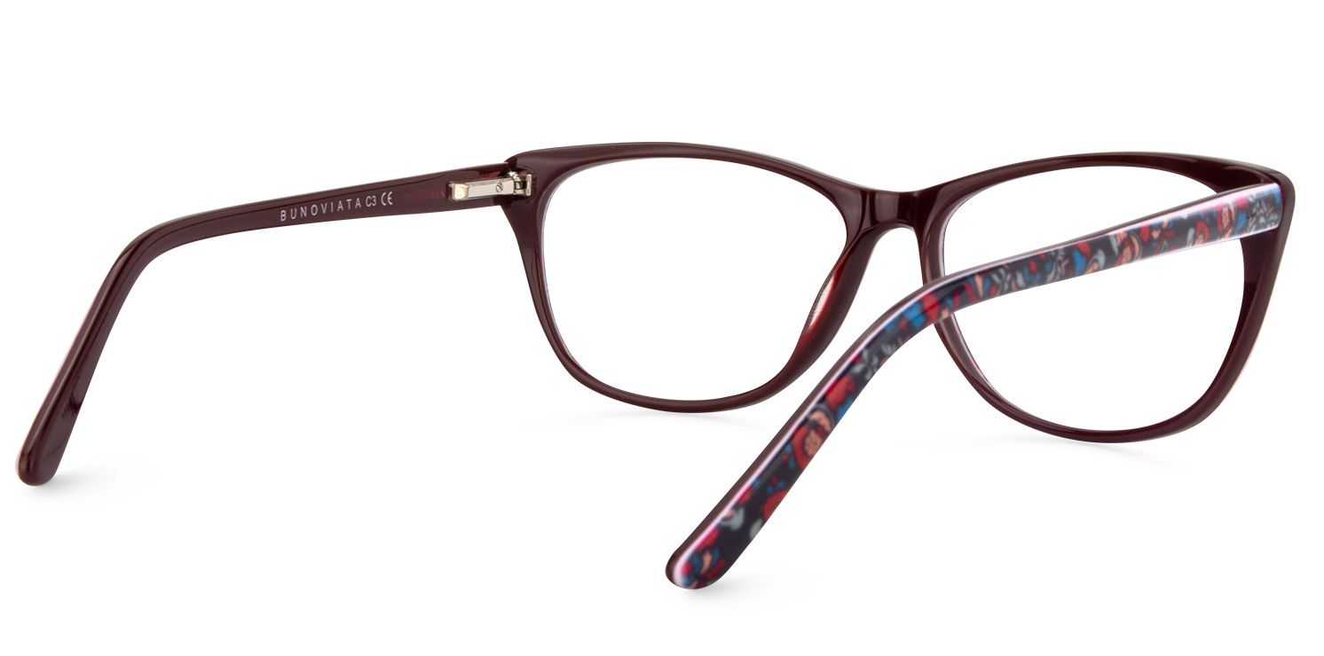 Rectangle Floral Glasses | Zeelool Glasses4