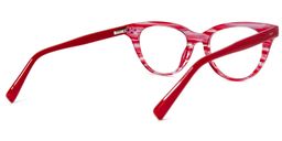 Fuentes Cateye Red Glasses3