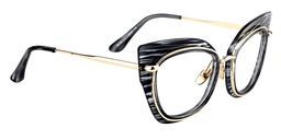 Ellie Cat Eye Gray Pattern Glasses 3
