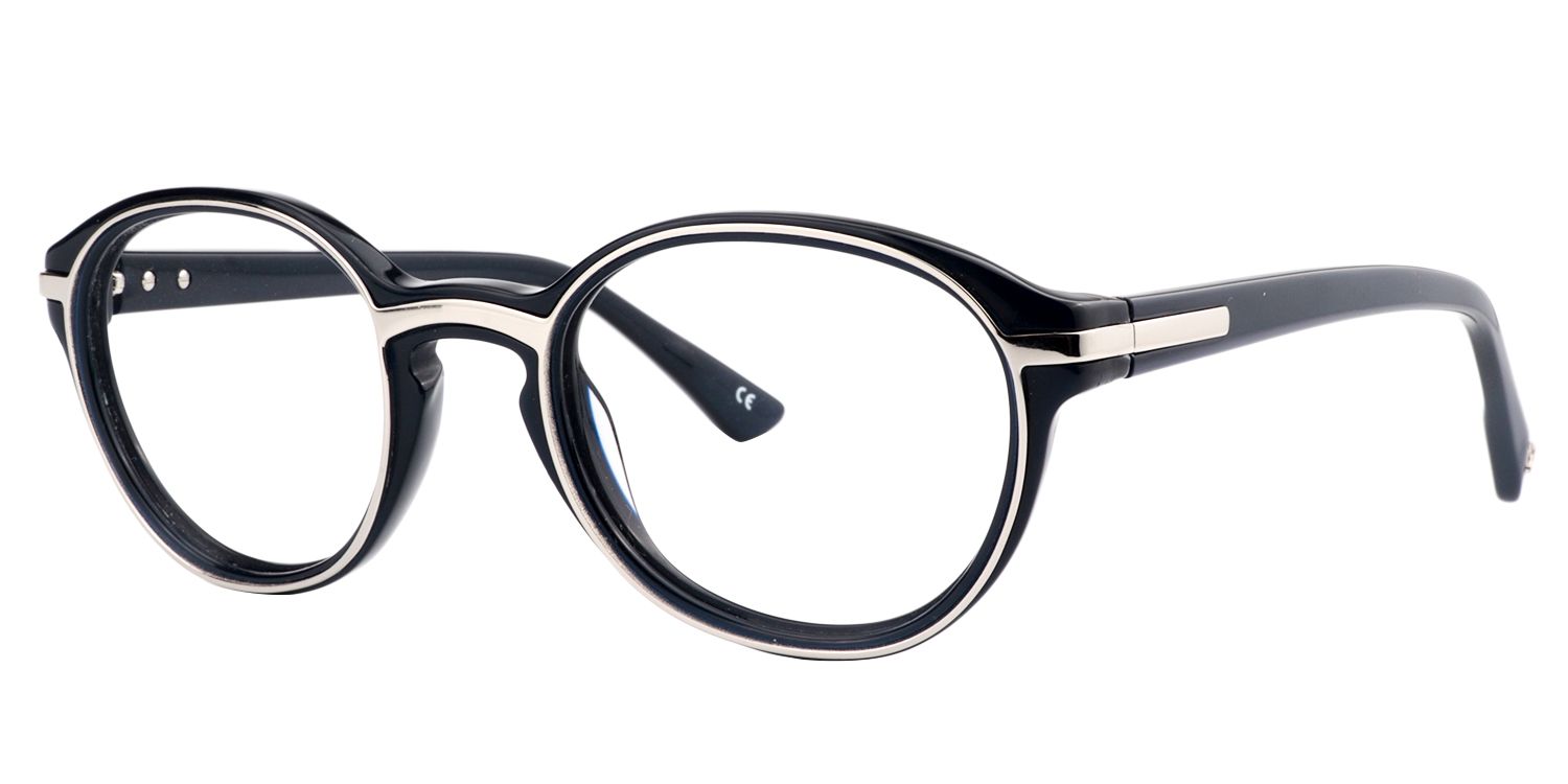 Round Black Glasses | Zeelool Glasses2