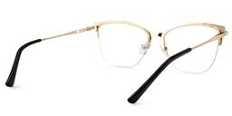 Clive Cat Eye Black Glasses4