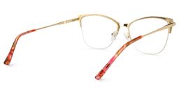 Clive Cat Eye Red Glasses4