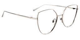 Ariel Cat Eye Silver Glasses3