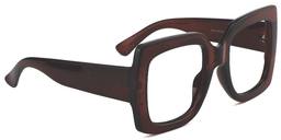 Addison Rectangle Brown Glasses3