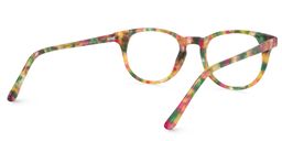 Davies Round Green Floral Glasses4