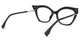 Decker Cat Eye Black Glasses4