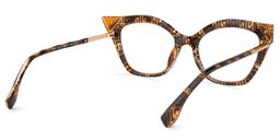 Decker Cat Eye Brown Glasses4