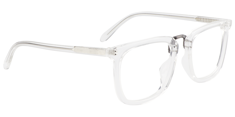 Rectangle Clear Glasses | Zeelool Prescription Glasses3