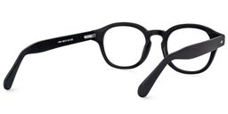 Darrin Round Black Glasses4