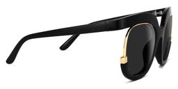 Darice Black Round Sunglasses2