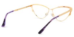 Darleen Cat Eye Purple Glasses4