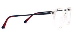 Lanetta Round Clear Glasses2