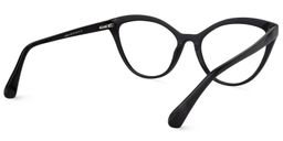 Dudley Cateye Black Glasses4