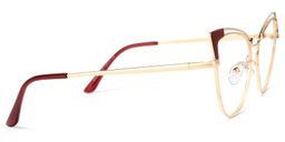 Dieppa Cateye Red Glasses2