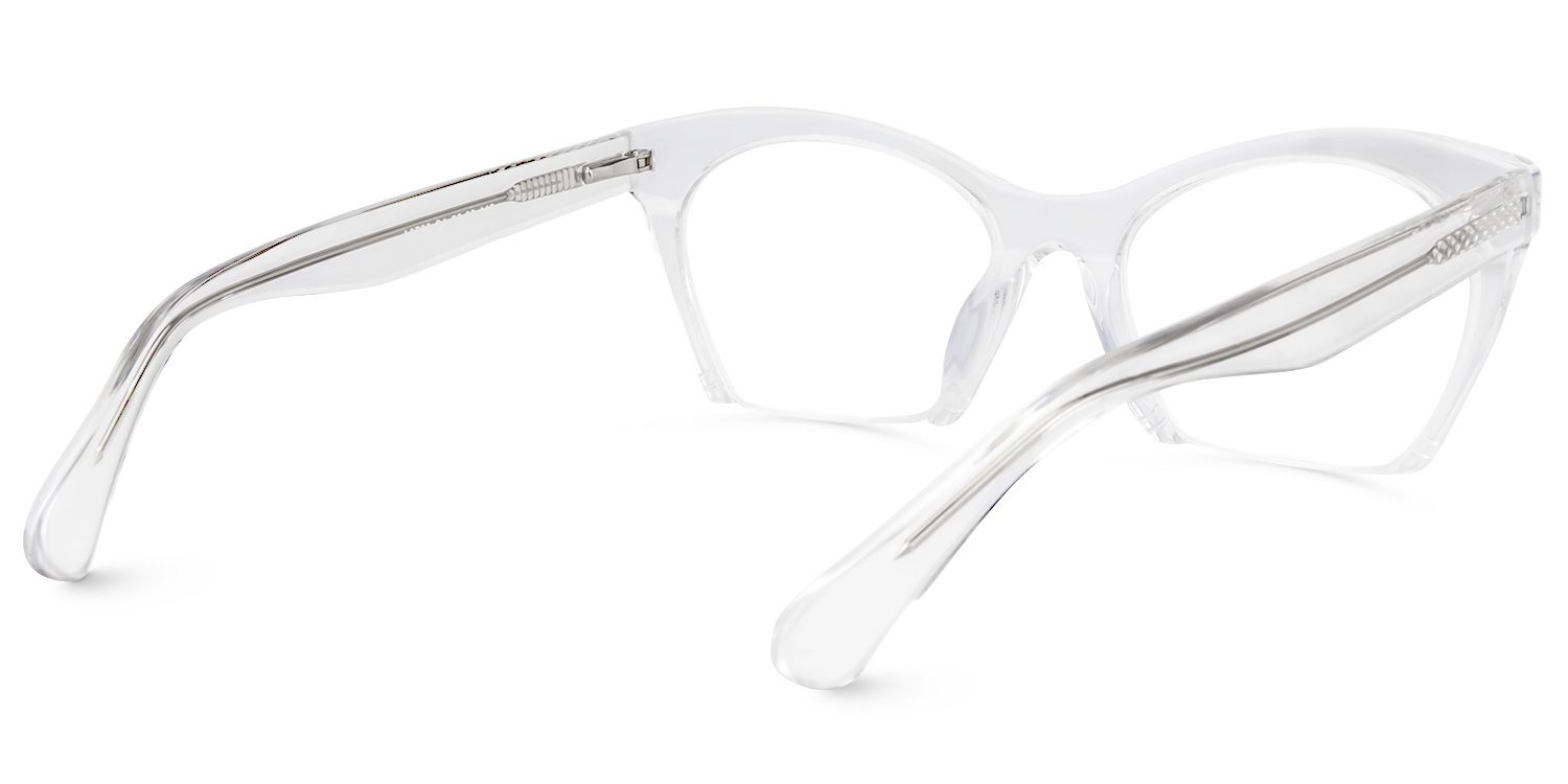 Cat Eye Clear Glasses | Zeelool Optical4