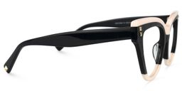Cascata Cateye Black Glasses ( Brushed-Finish)2