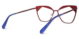 Chaparro Cateye Red Glasses3