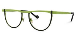 Chidera Geometric Green Glasses1