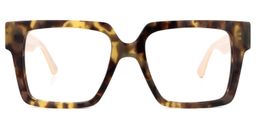 Wilmarie Square Tortoise Glasses0