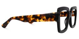 Enriquez Square Black Glasses2